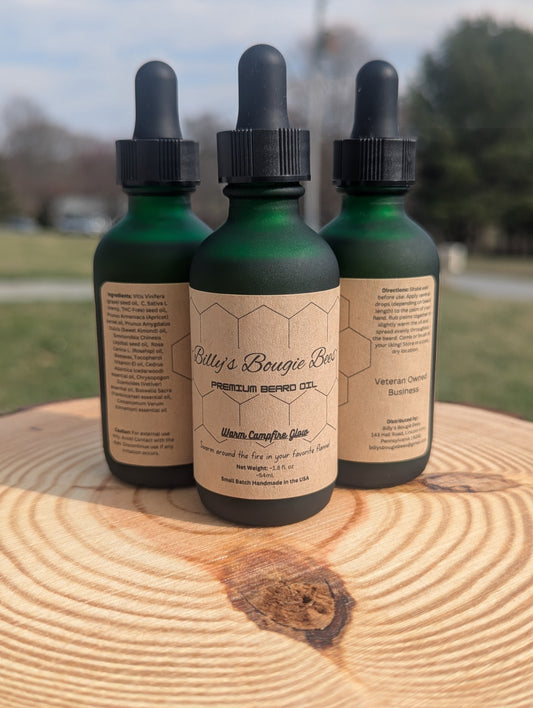 Warm Campfire Glow Beard Oil